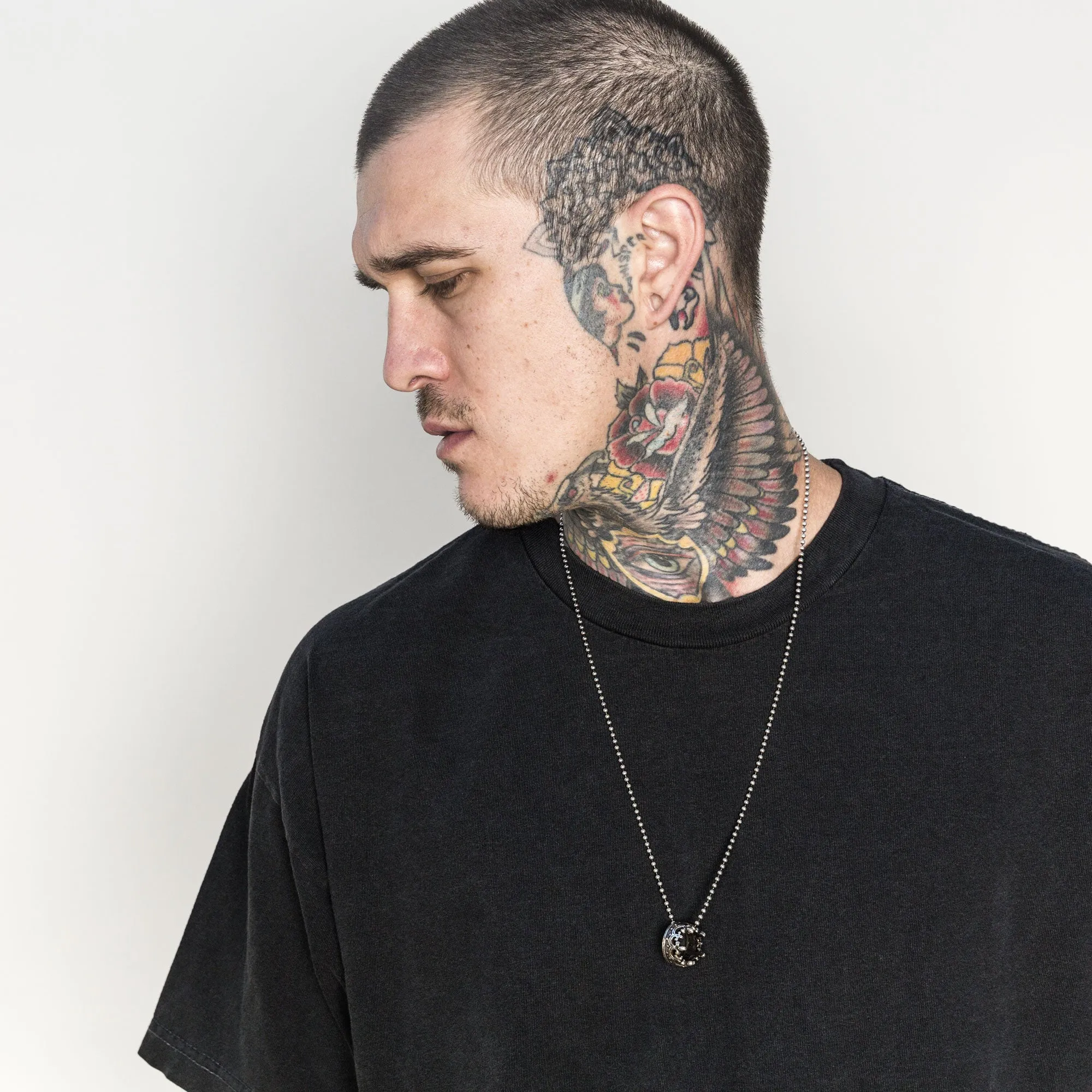 Black Heavyweight Oversized T Shirt