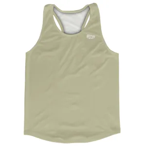 Blank Brown Light Running Racerback Singlet Track Tops Made In USA