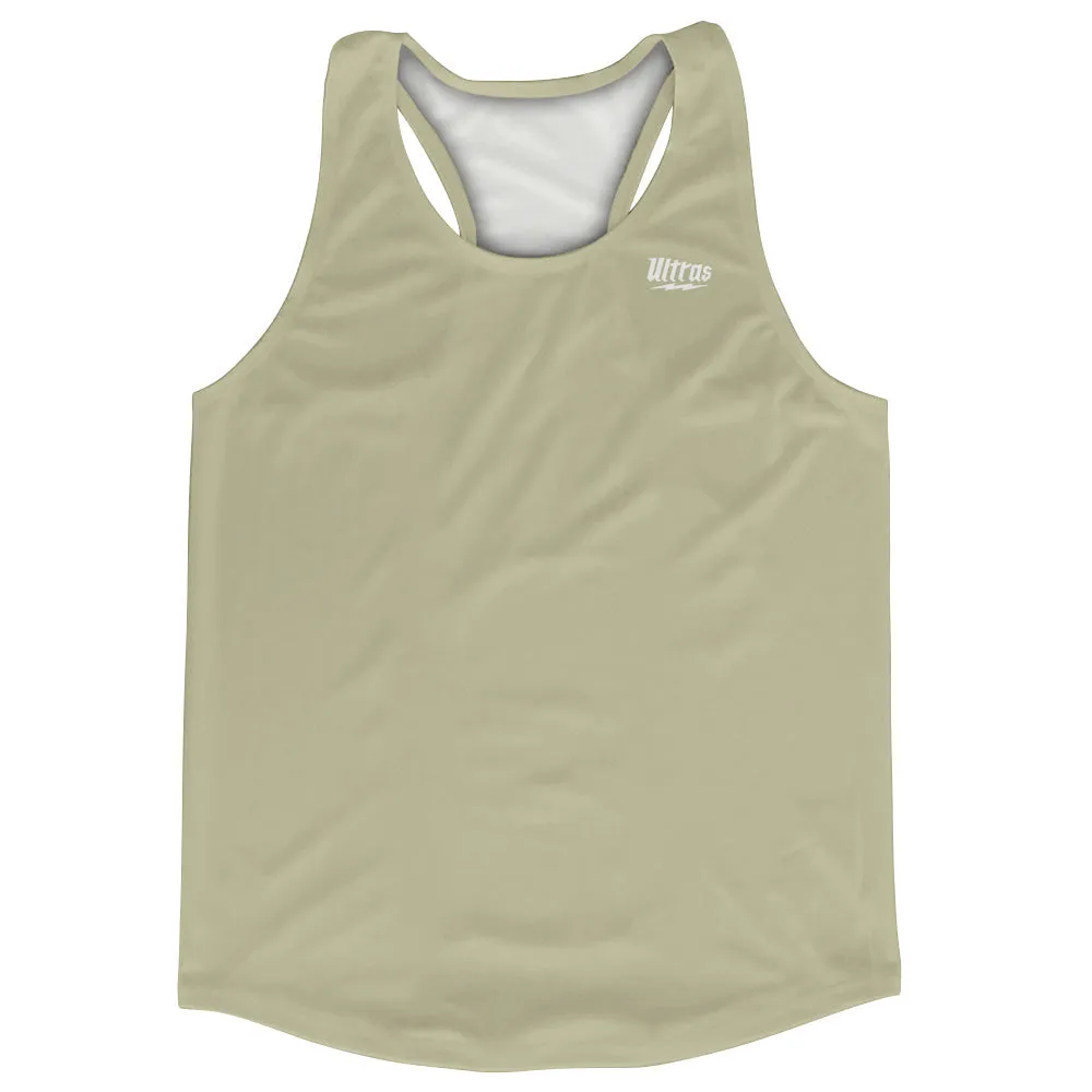Blank Brown Light Running Racerback Singlet Track Tops Made In USA