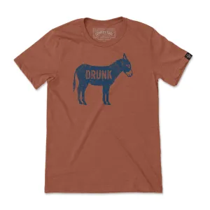 Drunk Ass Graphic Tee - Rust