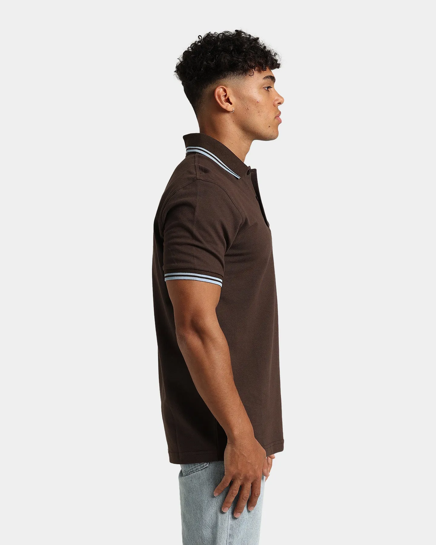 Fred Perry Twin Tipped Fred Perry Shirt Chocolate