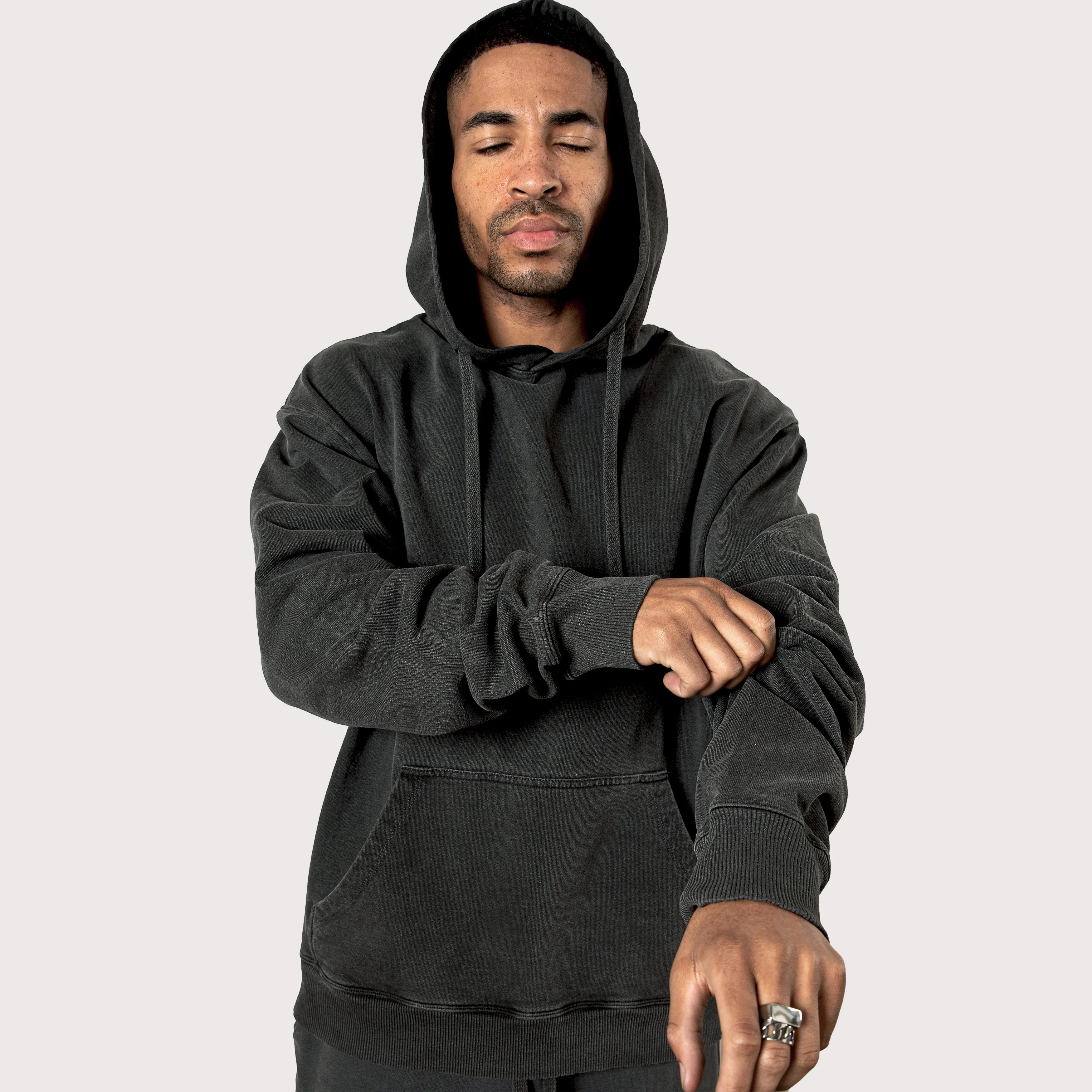 HEAVYWEIGHT COTTON OVERSIZED HOODIE - APA7000