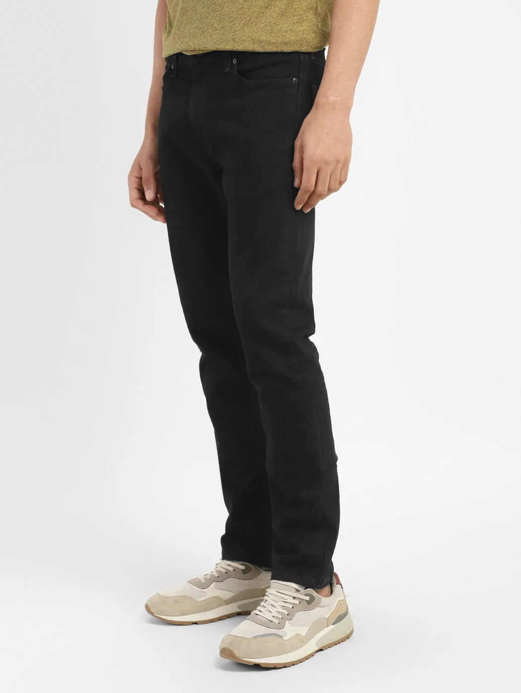 Men's 511 Black Slim Fit Mid Rise Jeans