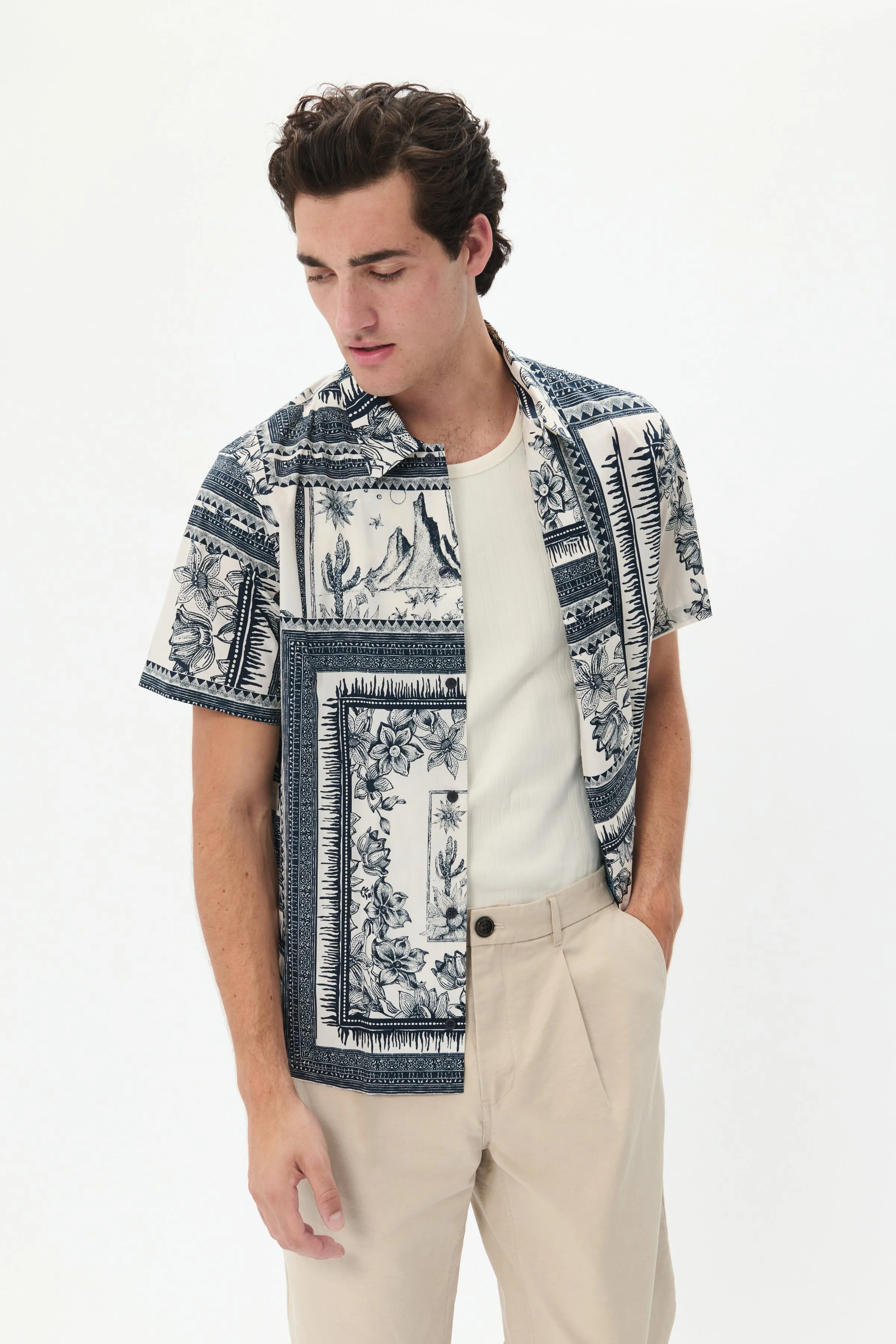 MT30207975 Floss NP Blue Floral Print