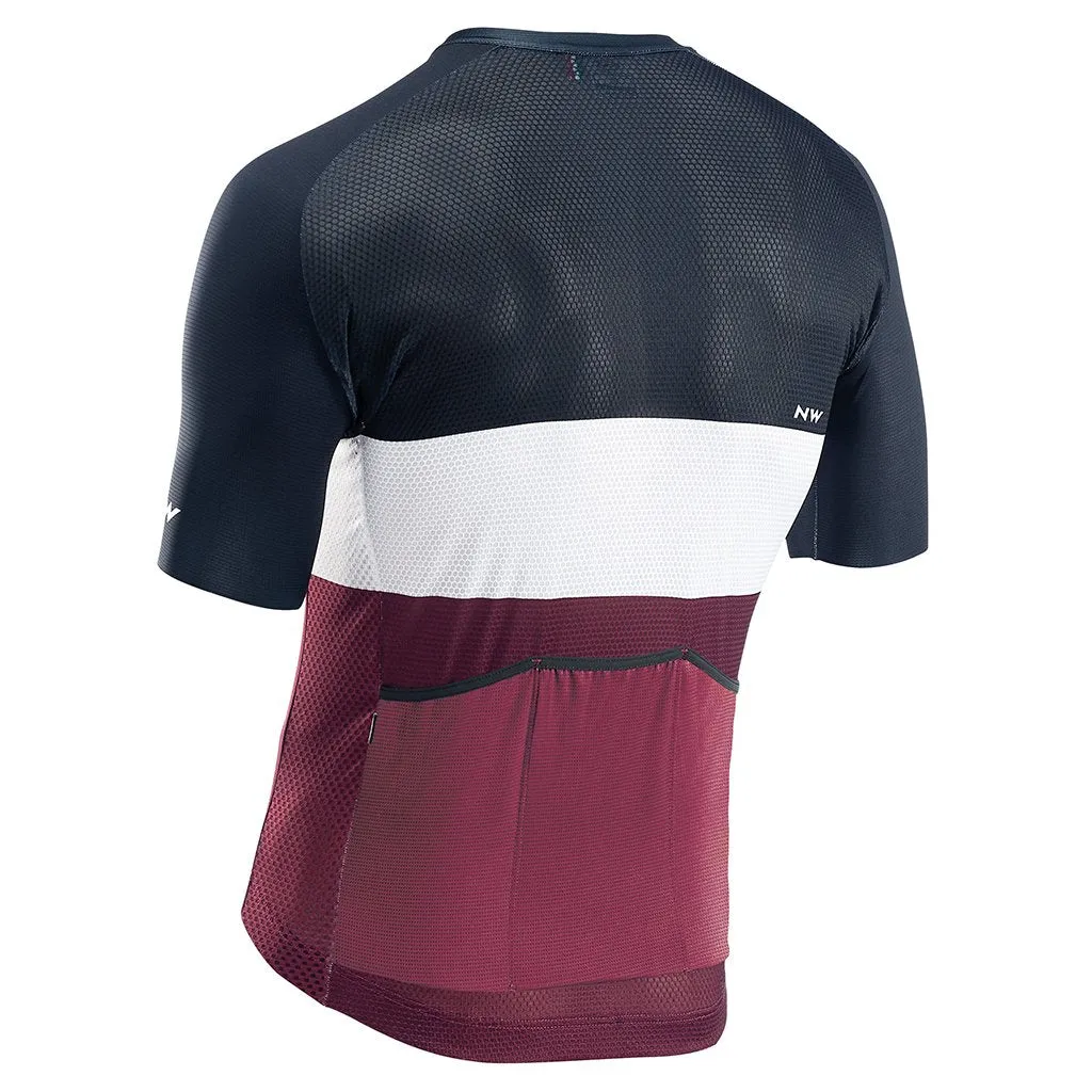 Northwave Blade Air Jersey - Black/White/Plum