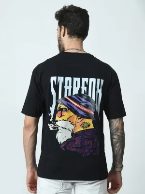Old Man Printed Oversized T-shirt