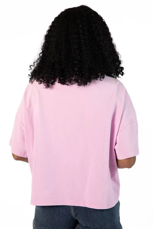 Perfect Staple Purple Soft Knit Pocket Tee SALE