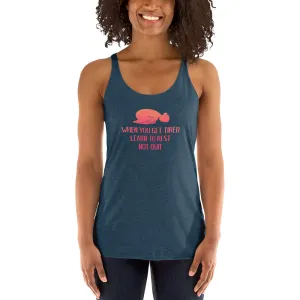Rest dont quit - racerback yoga top