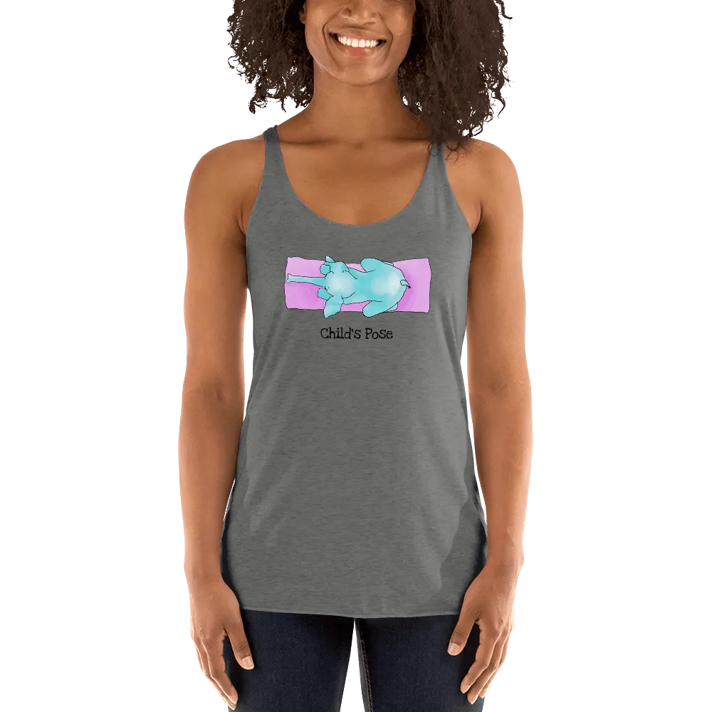 Rest in Child Pose Women's Racerback Tank
