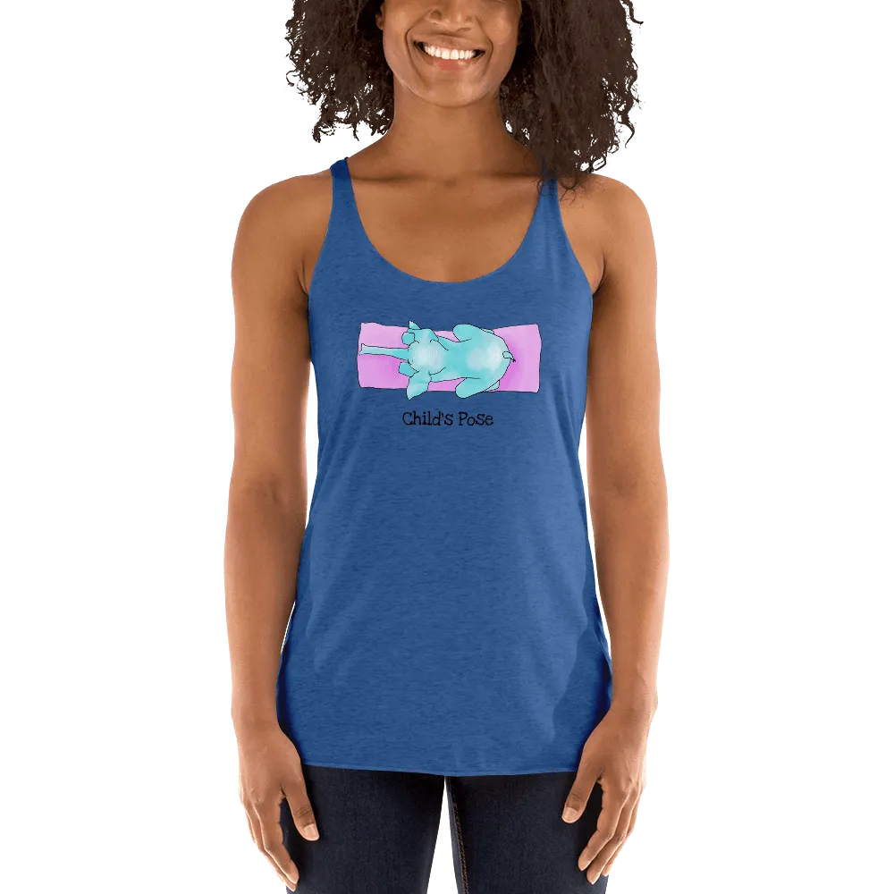 Rest in Child Pose Women's Racerback Tank