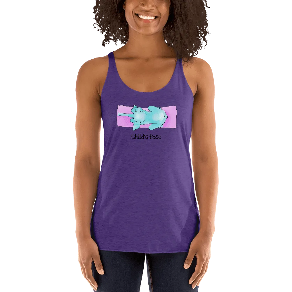 Rest in Child Pose Women's Racerback Tank