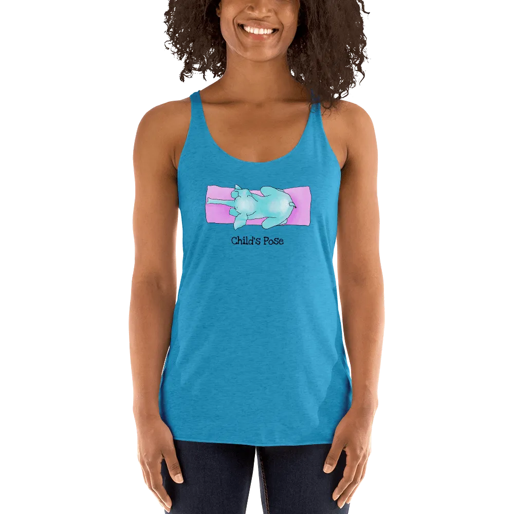 Rest in Child Pose Women's Racerback Tank