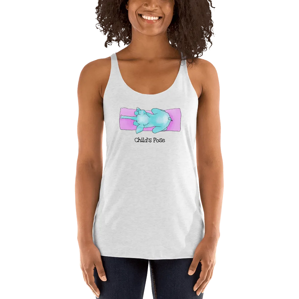 Rest in Child Pose Women's Racerback Tank