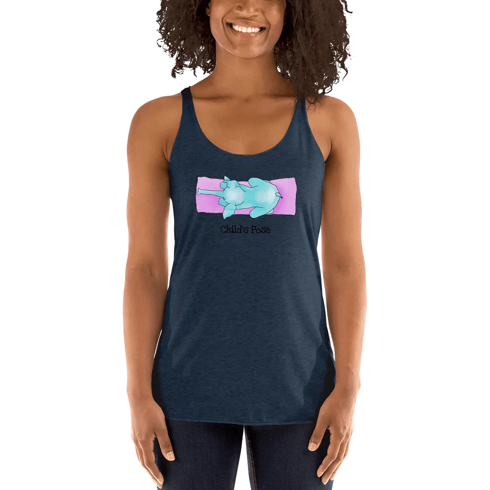 Rest in Child Pose Women's Racerback Tank