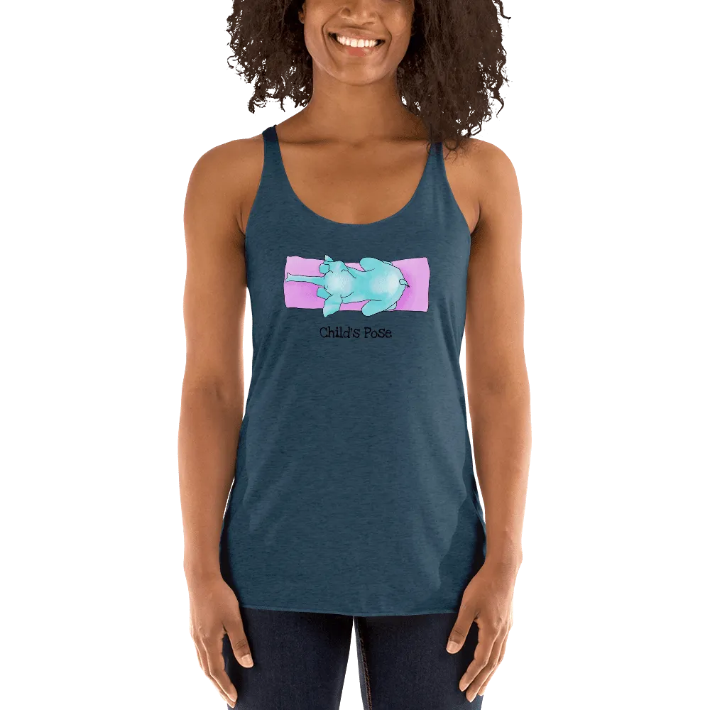 Rest in Child Pose Women's Racerback Tank