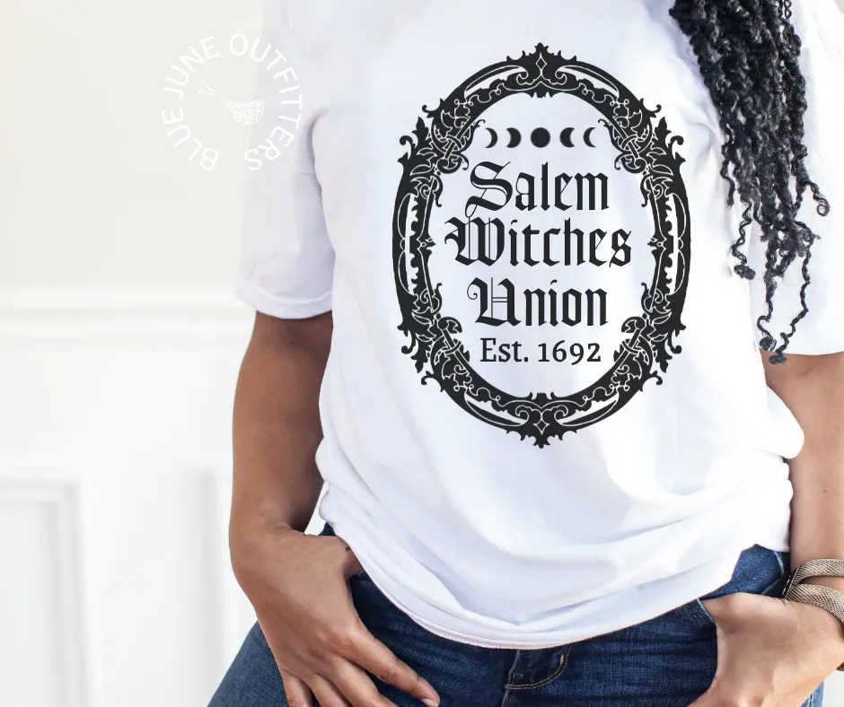 Salem Witches Union 1692 | Comfort Colors Goth Halloween Tee
