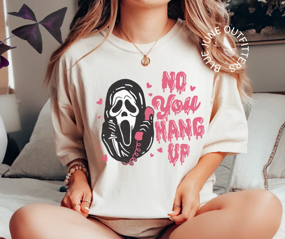 Scary Movies Phone Call | Halloween Comfort Colors Tee