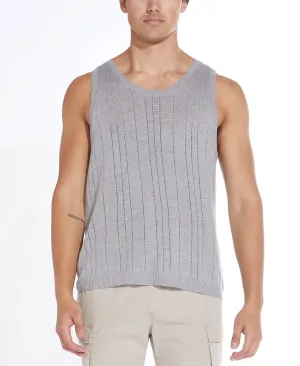Thiago Sweater Knit Tank Top (Heather Gray)