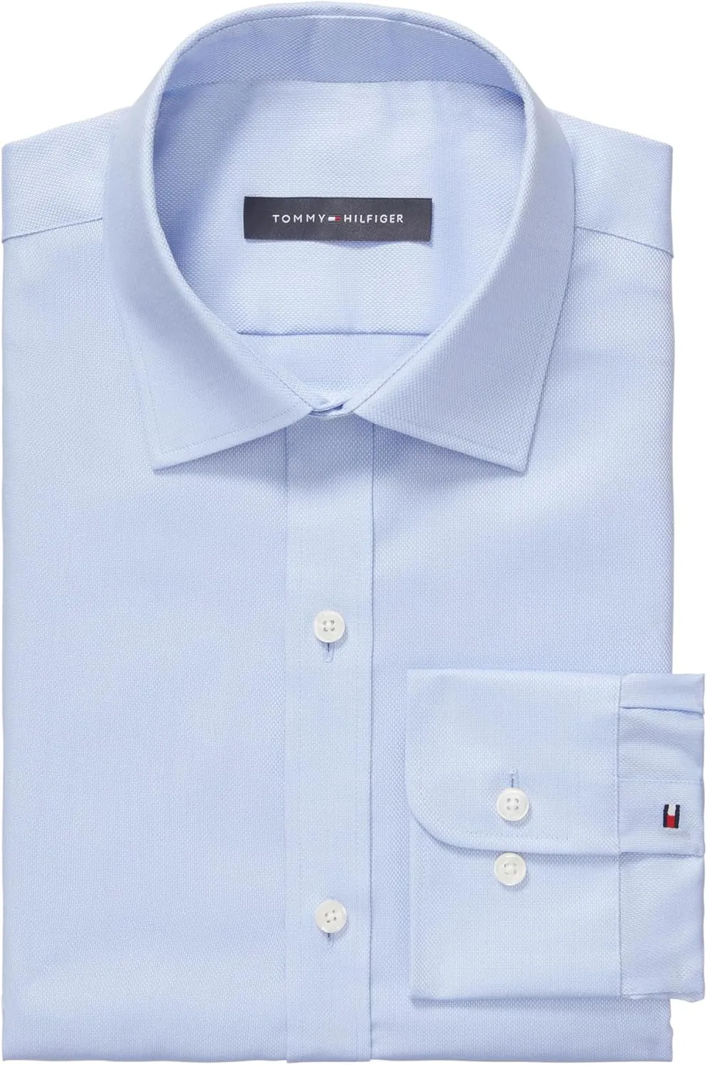 Tommy Hilfiger Men's Dress Shirt Slim Fit Essentials